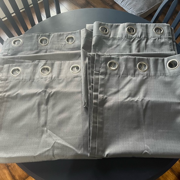Other - Gray Grommet Curtains
